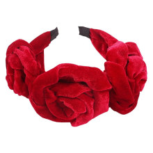 Factory Affordable Price Woman Scrunchy Hair Band Luxury Golden Velvet Cloth